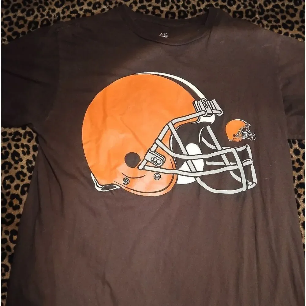 Cleveland Browns Short Sleeve Tee Shirt Mens Size Large